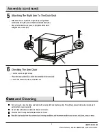 Предварительный просмотр 7 страницы HAMPTON BAY ROCK CLIFF STEEL WICKER FRS81146-2PKB Use And Care Manual