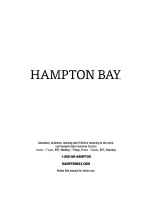 Preview for 9 page of HAMPTON BAY Rocker-01 Use And Care Manual