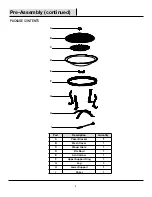 Preview for 4 page of HAMPTON BAY SADLER Use And Care Manual