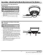 Preview for 9 page of HAMPTON BAY SIDLOW 52151 Use And Care Manual