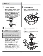 Предварительный просмотр 8 страницы HAMPTON BAY SINCLAIR AL958-BN Use And Care Manual