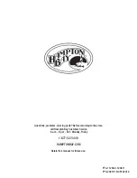 Preview for 18 page of HAMPTON BAY SINCLAIR AL958-TB Use And Care Manual