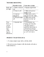 Preview for 6 page of HAMPTON BAY SKU 284-588 Instruction Manual