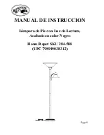 Preview for 9 page of HAMPTON BAY SKU 284-588 Instruction Manual