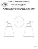 Предварительный просмотр 9 страницы HAMPTON BAY SKU 549-831 Instruction Manual