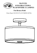 Preview for 5 page of HAMPTON BAY SKU 939-473 Instruction Manual