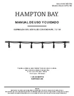 Предварительный просмотр 7 страницы HAMPTON BAY SL24-12/FIL/HD Use And Care Manual