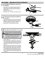 Предварительный просмотр 13 страницы HAMPTON BAY SOUTHWIND Use And Care Manual