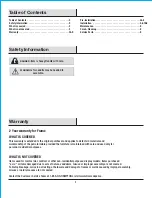 Preview for 2 page of HAMPTON BAY St. Lucia 4 Piece Deep Seating Set... Use And Care Manual