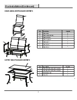 Preview for 4 page of HAMPTON BAY St. Lucia 4 Piece Deep Seating Set... Use And Care Manual