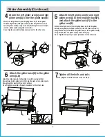 Preview for 6 page of HAMPTON BAY St. Lucia 4 Piece Deep Seating Set... Use And Care Manual