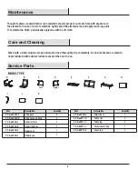 Preview for 8 page of HAMPTON BAY St. Lucia 4 Piece Deep Seating Set... Use And Care Manual