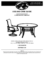 Preview for 1 page of HAMPTON BAY STATESVILLE FCS70357CS-ST Use And Care Manual