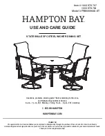 HAMPTON BAY STATESVILLE FRS60696AS-ST Use And Care Manual preview