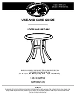 HAMPTON BAY STATESVILLE FTS70513A Use And Care Manual предпросмотр