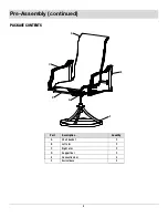 Preview for 4 page of HAMPTON BAY Statesville Swivel Dining Chair... Use And Care Manual