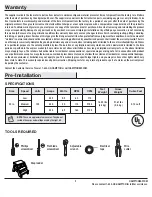 Preview for 3 page of HAMPTON BAY STONERIDGE 51973 Use And Care Manual