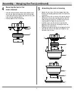 Предварительный просмотр 8 страницы HAMPTON BAY STONERIDGE 51973 Use And Care Manual