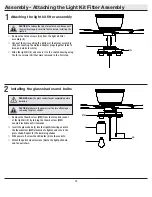 Preview for 10 page of HAMPTON BAY STONERIDGE 51973 Use And Care Manual