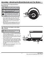 Предварительный просмотр 9 страницы HAMPTON BAY STONERIDGE EF600K-52 Use And Care Manual