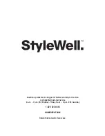 Preview for 8 page of HAMPTON BAY StyleWell DQ452L Use And Care Manual