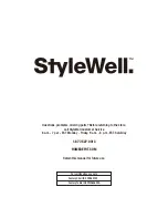 Preview for 7 page of HAMPTON BAY StyleWell FRS60745-ST-1 Use And Care Manual