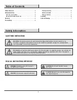 Preview for 2 page of HAMPTON BAY SUMMERHAVEN WICKER 2351-BC Use And Care Manual