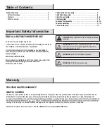 Preview for 2 page of HAMPTON BAY SUNNYMEAD FRN-313982 Use And Care Manual