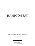 Preview for 14 page of HAMPTON BAY SUNNYMEAD FRN-313982 Use And Care Manual