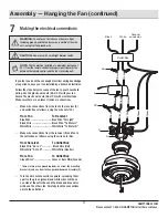 Предварительный просмотр 11 страницы HAMPTON BAY SUSSEX II AL694LED-BN Use And Care Manual