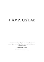 Preview for 11 page of HAMPTON BAY SY21020501A-C Use And Care Manual