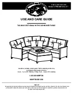 HAMPTON BAY TACANA FRS80413GL-ST Use And Care Manual предпросмотр