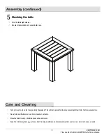 Preview for 9 page of HAMPTON BAY TACANA FTA30283D Use And Care Manual