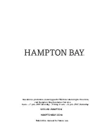 Preview for 7 page of HAMPTON BAY TANK HOLDER Use And Care Manual