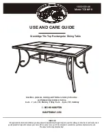 HAMPTON BAY TCS64PK Use And Care Manual preview