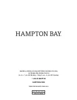 Preview for 8 page of HAMPTON BAY TQ562O Use And Care Manual