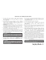 Предварительный просмотр 3 страницы HAMPTON BAY Trieste Owner'S Manual