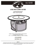 HAMPTON BAY TRS43GA Use And Care Manual preview