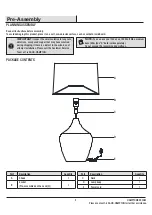 Предварительный просмотр 3 страницы HAMPTON BAY TURIN HDP15309 Use And Care Manual