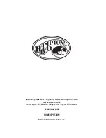 Preview for 8 page of HAMPTON BAY UMB-922120 Use And Care Manual