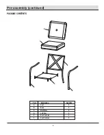 Preview for 4 page of HAMPTON BAY VESTRI CLUB CHAIR FSS60523E-2PK Use And Care Manual