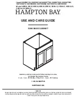 Предварительный просмотр 1 страницы HAMPTON BAY VSB24 Use And Care Manual