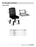 Preview for 3 page of HAMPTON BAY WALNUT CREEK FRS10013-PURPLE Use And Care Manual