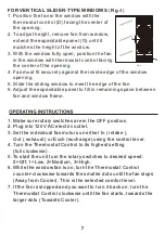 Preview for 7 page of HAMPTON BAY WDF9-2 Manual