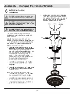 Предварительный просмотр 12 страницы HAMPTON BAY WELLTON 60 AM588A-BN Use And Care Manual