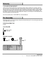 Предварительный просмотр 3 страницы HAMPTON BAY WESTBURY OFW906S Use And Care Manual