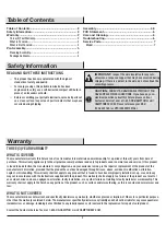 Preview for 2 page of HAMPTON BAY WHITWORTH HDP15310 Use And Care Manual