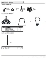 Preview for 3 page of HAMPTON BAY WILLIAMSON 37302 Use And Care Manual