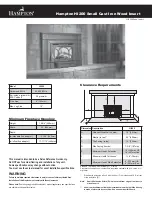 Предварительный просмотр 1 страницы HAMPTON BAY Wood Insert HI200 Specifications