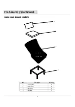 Предварительный просмотр 4 страницы HAMPTON BAY WOODBURY D9127-7PC Use And Care Manual